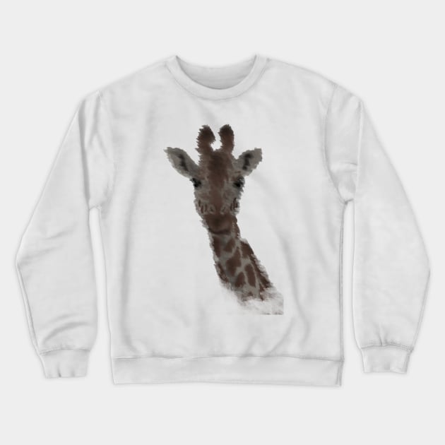 giraffe Crewneck Sweatshirt by Amartwork